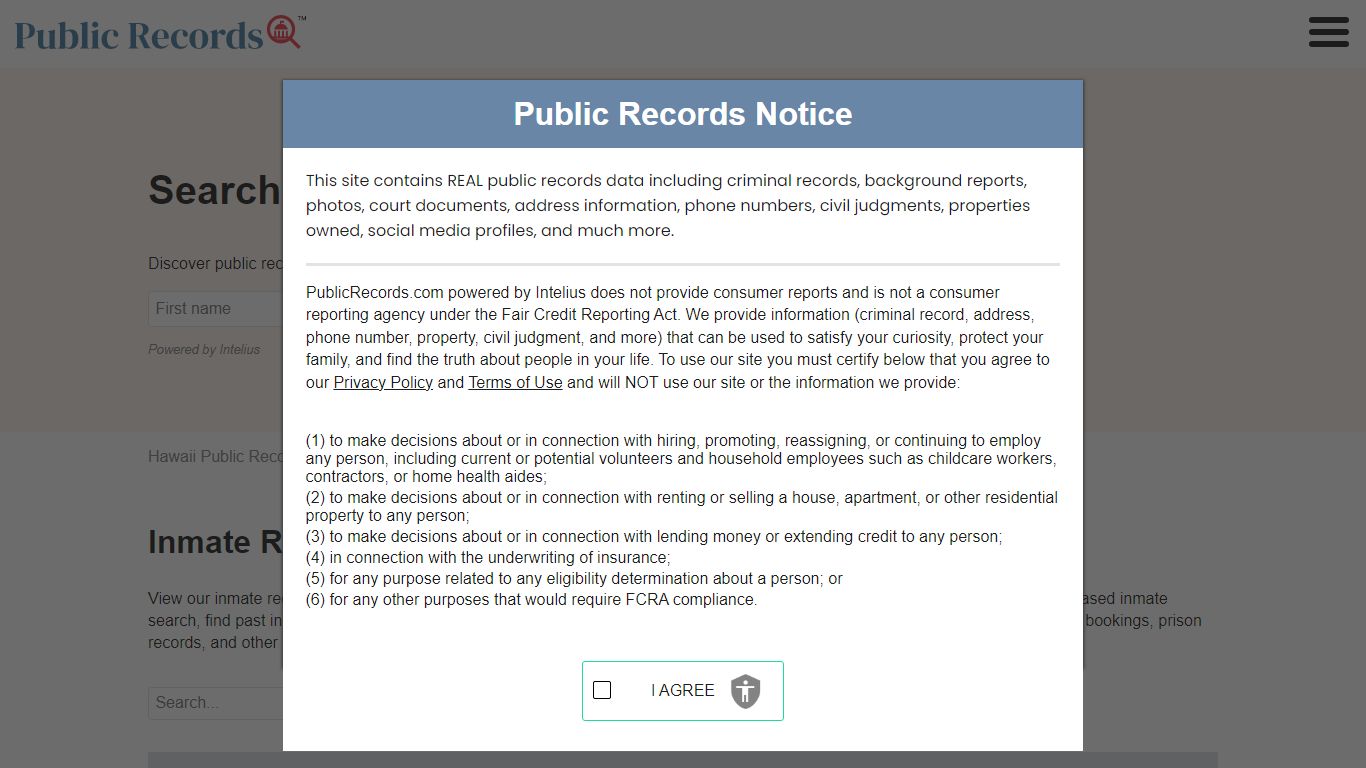 Hawaii Inmate Search | Public Records